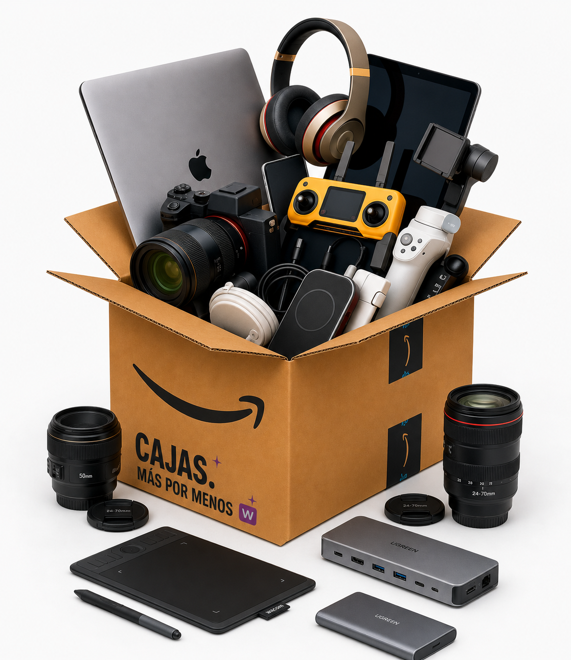CAJA SUPERIOR - Contiene productos con valor de HASTA 1500€
